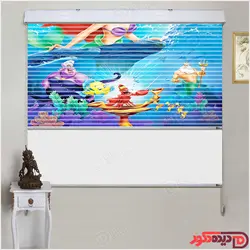 پرده زبرا دومکانیزم پری دریایی کد KZD-001