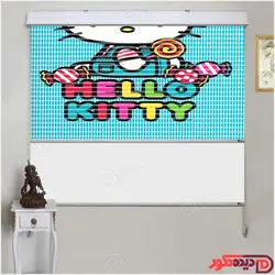 پرده زبرا دومکانیزم هلو کیتی کد KZD-014