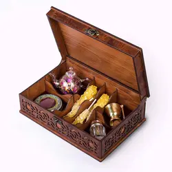 پک هدیه زعفرانی هوم آدیس مدل PZ 105