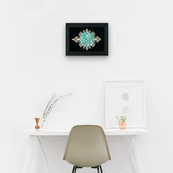 تابلو معرق هُم آدیس طرح خوشنويسي شکسته نستعلیق  فاطمه الزهرا (س)TJa123