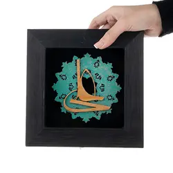 تابلو معرق هُم آدیس طرح خوشنويسي علی (ع)TJa120