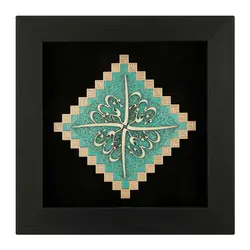 تابلو معرق هُم آدیس طرح خوشنويسي نستعلیق علي مع الحق والحق مع عليTJa115