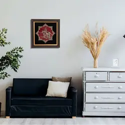 تابلو معرق هُم آدیس طرح صلوات مدل عقیق کد TA 515