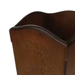 سطل زباله چوبی هُم آدیس مدل پتوس کد BT 064