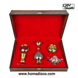 جعبه صنایع دستی و زعفران همادیس مدل فیروزه