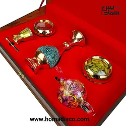 جعبه صنایع دستی و زعفران همادیس مدل فیروزه