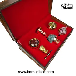 جعبه صنایع دستی و زعفران همادیس مدل فیروزه