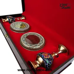 جعبه صنایع دستی و زعفران همادیس مدل هزار دستان