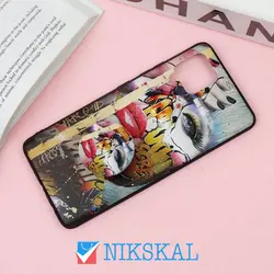 قاب فانتزی برجسته + پاپ سوکت طرح دختر سامسونگ A42 سری F