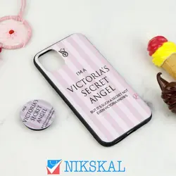 قاب فانتزی برجسته + پاپ سوکت طرح ویکتوریا iPhone 12 Mini سری F