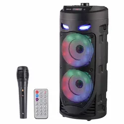 اسپیکر بلوتوثی رم و فلش خور Sing-E ZQS4239 + میکروفون و ریموت کنترل