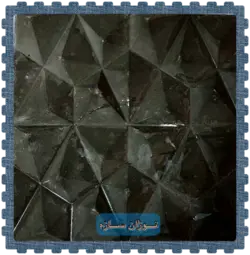 دیوارپوش بتنی - بتن اکسپوز سبک مدل الماس دارک بسته 2 عددی