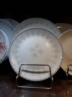 سرویس آرکوپال ایرانش کف گل دینو با دیس گرد قالب فرانسه