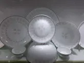 سرویس آرکوپال ایرانش کف گل دینو با دیس گرد قالب فرانسه