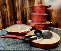 سرویس قابلمه 11پارچه بیزیم استار bizim نچسب