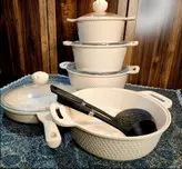 سرویس قابلمه 11پارچه بیزیم استار bizim نچسب