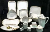 سرویس چینی پردیس طرح فرشته کف گل 12نفره 105پارچه