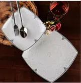 سرویس چینی پردیس طرح پرنس نقره ای کف گل 6نفره 30پارچه