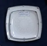 سرویس چینی پردیس طرح سیسیل پلاتین 6نفره کف گل