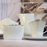 سرویس چینی پردیس طرح مسکو کف گل 6نفره 30پارچه