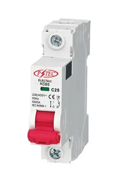 کلید مینیاتوری 25 آمپر۶k پارس تکنولوژی(ptec)