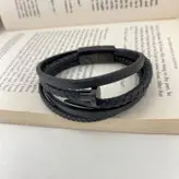 دستبند مردانه مدل میخ کارتی کد B4302