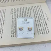 گوشواره زنانه ژوپینگ مدل خرچنگ کد E5047