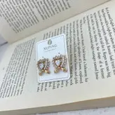 گوشواره زنانه ژوپینگ مدل قلب کد E5066
