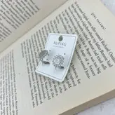 گوشواره زنانه ژوپینگ مدل گل کد E4956