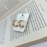 گوشواره زنانه ژوپینگ مدل کارتی کد E4977