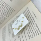 گوشواره زنانه مدل پروانه کد E5191 مجموعه 3 عددی