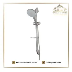 علم دوش حمام استیل مات کرومات مدل آلفا