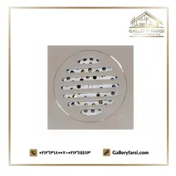 کف شور سایز10*10کروم مات کد 40 (استیل)