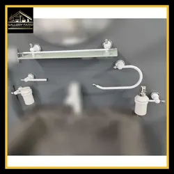 ست اکسسوری سرویس بهداشتی سفید