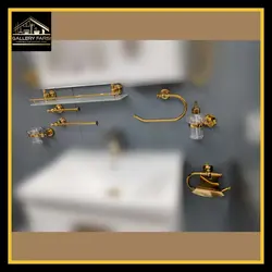 ست اکسسوری سرویس بهداشتی طلایی