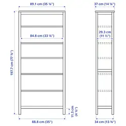 کتابخانه ایکیا مدل HEMNES