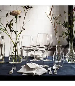 ست 6 تایی لیوان کریستال ایکیا مدل STORSINT