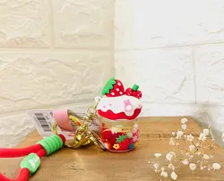 جاکلیدی اکواریومی بطری توت فرنگی