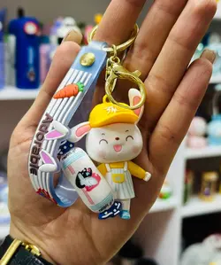 جاکلیدی سیلیکونی طرح خرگوش شکلاتی