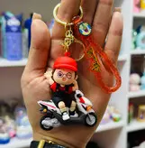 جاکلیدی سیلیکونی طرح پسر موتور سوار