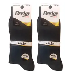 جوراب مردانه برکا مدل کینگ بسته 2 عددی