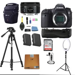 پکیج کامل دوربین عکاسی canon 6D kit 50mm f/1.8 stm