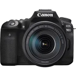 دوربین کانن 90 دی به همراه لنز CANON EOS 90D DSLR CAMERA WITH 18-135MM LENS