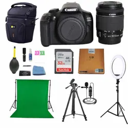 پکیج کامل دوربین عکاسی و فیلمبرداری کانن Canon EOS 1300D Kit 18-55mm