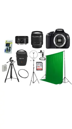 پکیج کامل دوربین عکاسی و فیلمبرداری کنن Canon 600D kit 18-55mm+50mm F/1.8