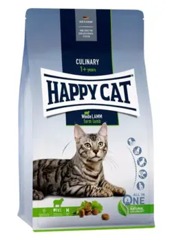غذای خشک گربه هپی کت سوپر پریمیوم ادالت طعم بره وزن 10 کیلوگرمhappy cat culinary adult lamb