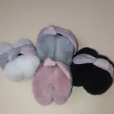 گوشبند تاشوی عروسکی فانتزی پشمالو