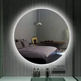 آینه بک لایت دایره 70 سانتیمتر ( گرد) سرویس روشویی و اینه کنسول