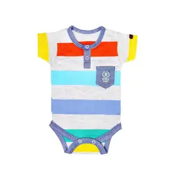 لباس نوزادی راه راه رنگی آشور Ashoor