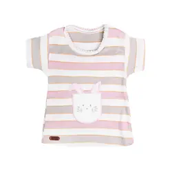 لباس نوزادی راه راه خرگوش آشور ashoor